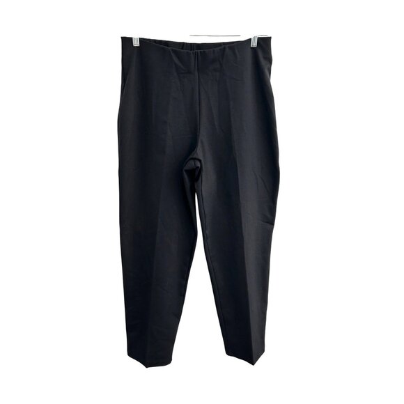 Isabella Bird Womens Black Pleated Stretch Pants SZ Extra Large - Picture 1 of 7